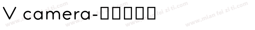V camera字体转换